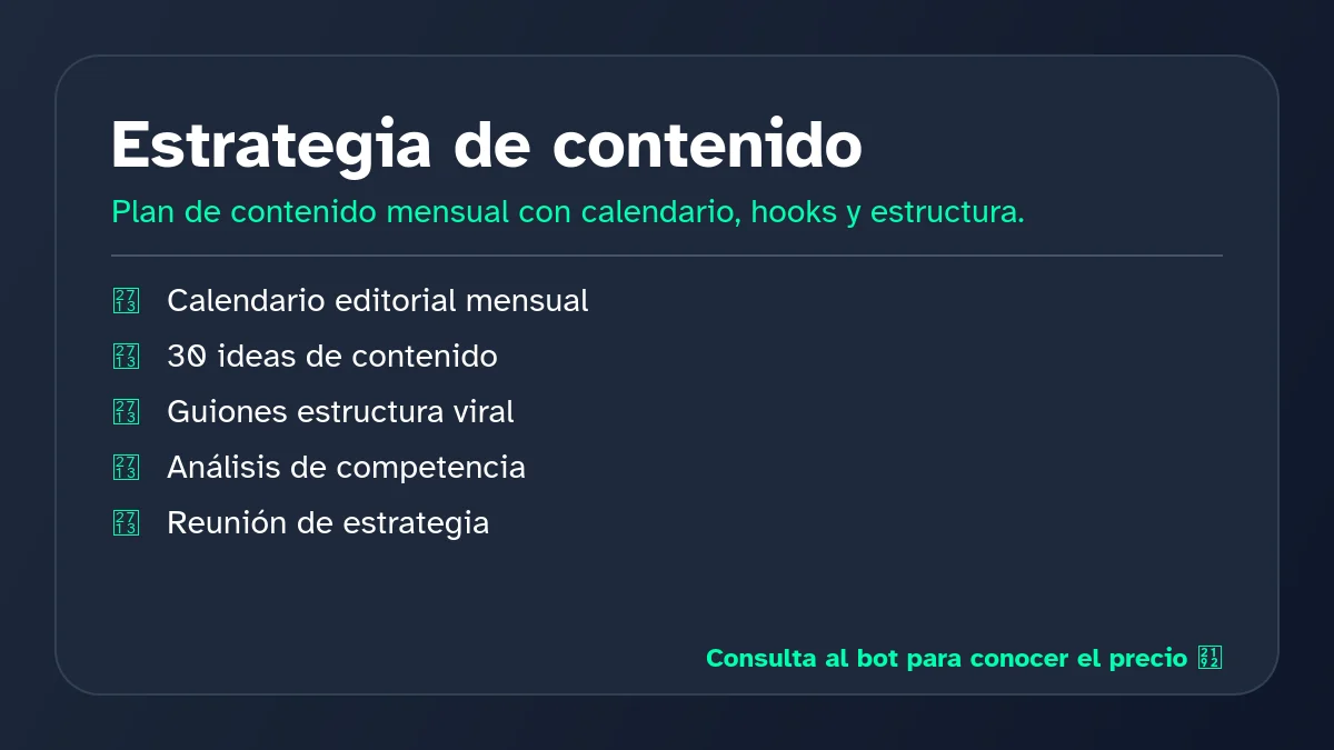 Infografía explicativa de Estrategia de contenido